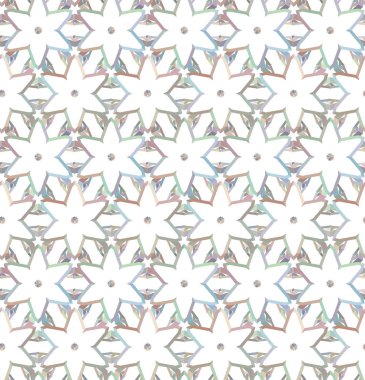 Geometrik süslemeli vektör deseni. Kusursuz tasarım dokusu.