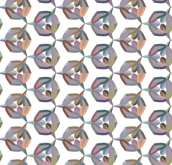 Patrón Vector Ornamental Geométrico Sin Costuras Fondo Abstracto — Archivo Imágenes Vectoriales