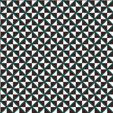 geometrik süsleme biçiminde kusursuz vektör deseni