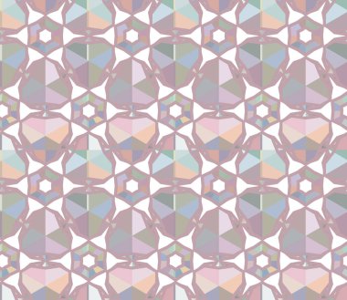 geometrik süsleme biçiminde kusursuz vektör deseni