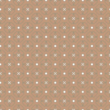 Dikişsiz geometrik süs vektör deseni. Soyut arka plan