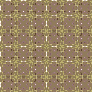 Dikişsiz geometrik süs vektör deseni. Soyut arka plan