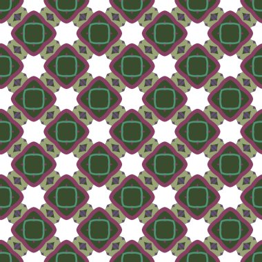 Kusursuz Vektör Deseni. Geometrik Süsleme Biçiminde Arkaplan DokusuName.