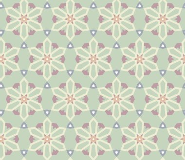 Geometrik süslemeli vektör deseni. Kusursuz tasarım dokusu.