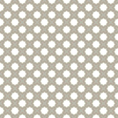 Geometrik süslemeli vektör deseni. Kusursuz tasarım dokusu.