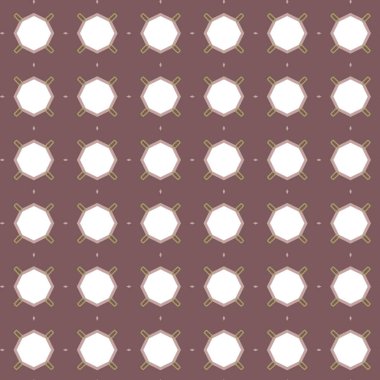 Kusursuz Vektör Deseni. Geometrik Süsleme Biçiminde Arkaplan DokusuName.