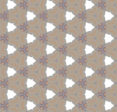geometrik süsleme biçiminde kusursuz vektör deseni