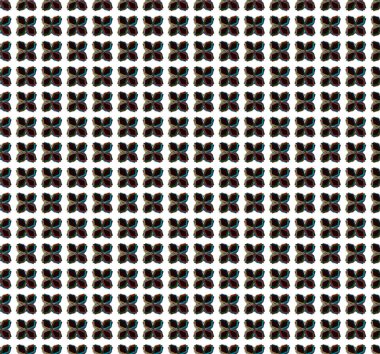 geometrik süsleme biçiminde kusursuz vektör deseni