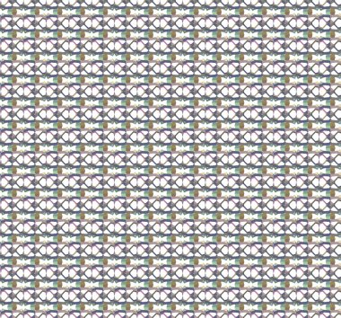 Geometrik süslemeli vektör deseni. Kusursuz tasarım dokusu.