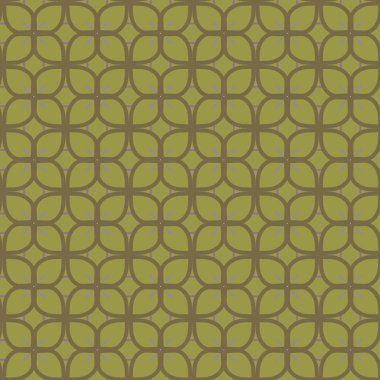 geometrik süsleme biçiminde kusursuz vektör deseni