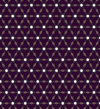 Dikişsiz geometrik süs vektör deseni. Soyut arka plan