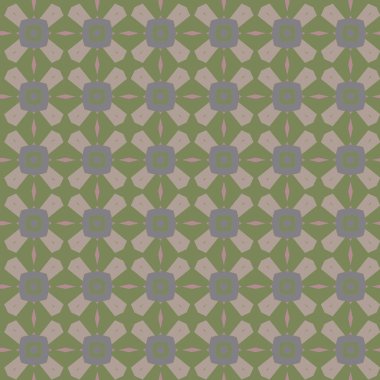 geometrik süsleme biçiminde kusursuz vektör deseni