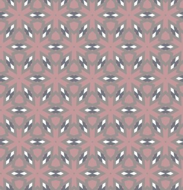 geometrik süsleme biçiminde kusursuz vektör deseni