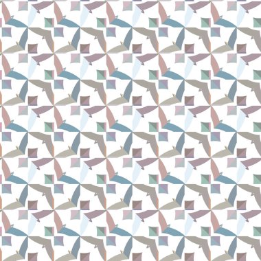 geometrik süsleme biçiminde kusursuz vektör deseni