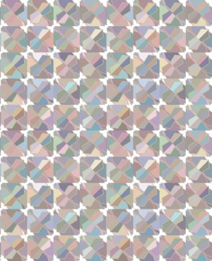 geometrik süsleme biçiminde kusursuz vektör deseni