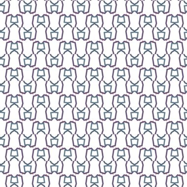 geometrik süsleme biçiminde kusursuz vektör deseni