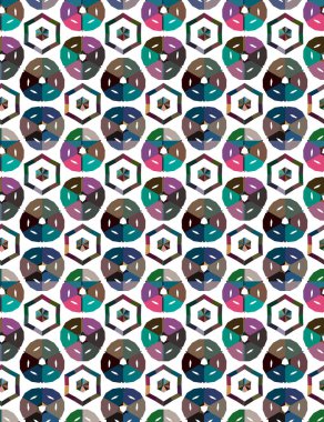 Geometrik süs tarzında soyut arkaplan dokusu. Kusursuz tasarım.