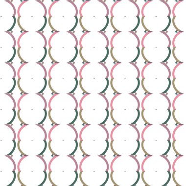 geometrik süsleme biçiminde kusursuz vektör deseni