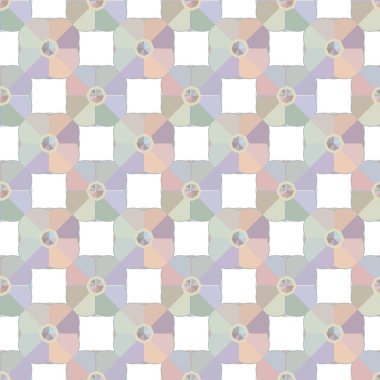 Geometrik süslemeli vektör deseni. Kusursuz tasarım dokusu.