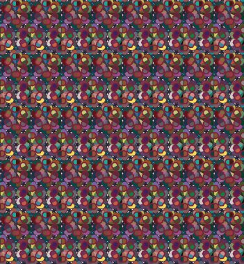 Geometrik süslemeli vektör deseni. Kusursuz tasarım dokusu.