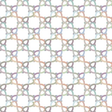 geometrik süsleme biçiminde kusursuz vektör deseni