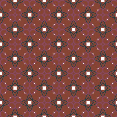 geometrik süsleme biçiminde kusursuz vektör deseni