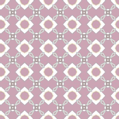 geometrik süsleme biçiminde kusursuz vektör deseni