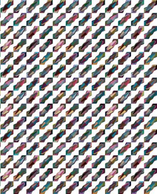 Dikişsiz geometrik süs vektör deseni. Soyut arka plan