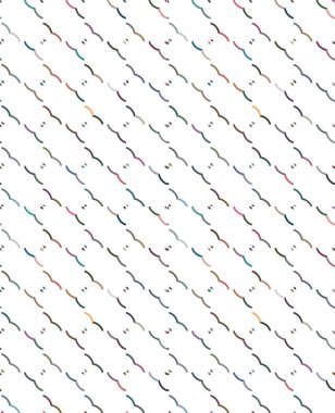 geometrik süsleme biçiminde kusursuz vektör deseni