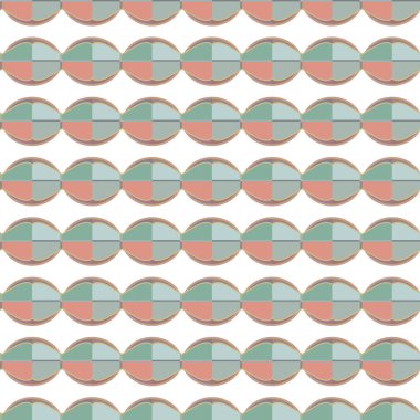 Geometrik süslemeli vektör deseni. Kusursuz tasarım dokusu.