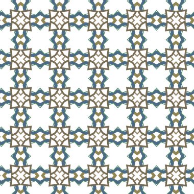 Kusursuz Vektör Deseni. Geometrik Süsleme Biçiminde Arkaplan DokusuName.