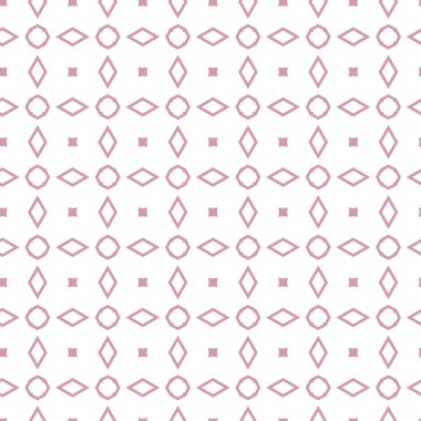 geometrik süsleme biçiminde kusursuz vektör deseni