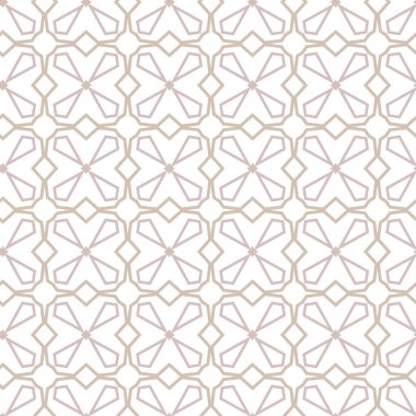 Geometrik süslemeli vektör deseni. Kusursuz tasarım dokusu.