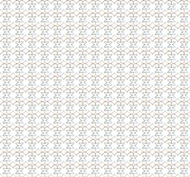 geometrik süsleme biçiminde kusursuz vektör deseni