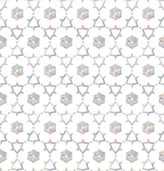 Padrão Vetorial Sem Costura Estilo Geométrico Ornamental —  Vetores de Stock