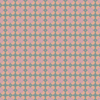 Geometrik süslemeli vektör deseni. Kusursuz tasarım dokusu.