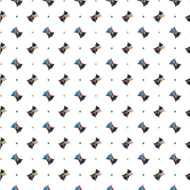 geometrik süsleme biçiminde kusursuz vektör deseni