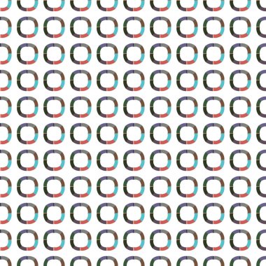 geometrik süsleme biçiminde kusursuz vektör deseni