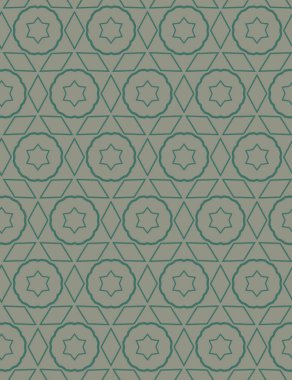 Dikişsiz geometrik süs vektör deseni. Soyut arka plan