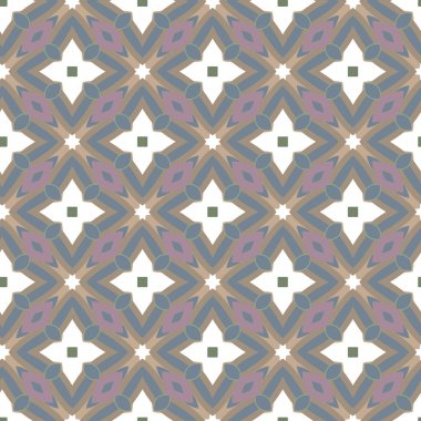 Dikişsiz geometrik süs vektör deseni. Soyut arka plan