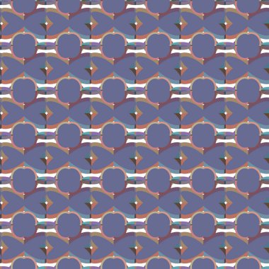 Dikişsiz geometrik süs vektör deseni. Soyut arka plan