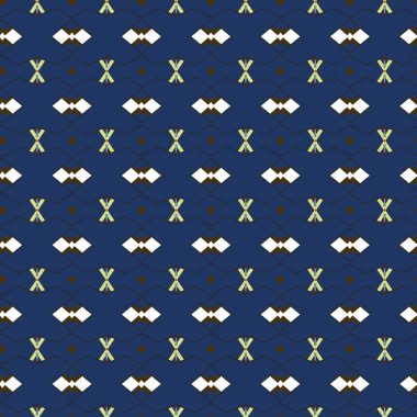 Geometrik süslemeli vektör deseni. Kusursuz tasarım dokusu.