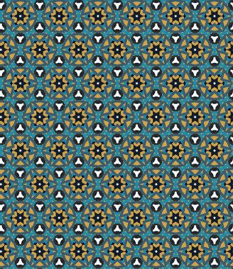 Dikişsiz geometrik süs vektör deseni. Soyut arka plan