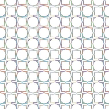 Dikişsiz geometrik süs vektör deseni. Soyut arka plan