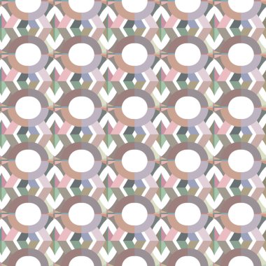 Kusursuz Vektör Deseni. Geometrik Süsleme Biçiminde Arkaplan DokusuName.