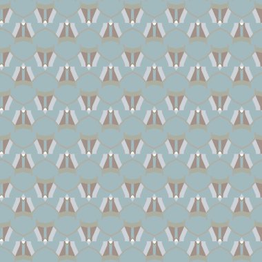 geometrik süsleme biçiminde kusursuz vektör deseni