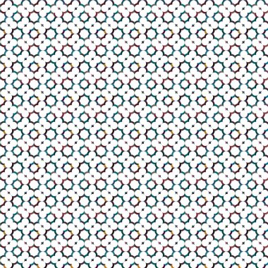 geometrik süsleme biçiminde kusursuz vektör deseni