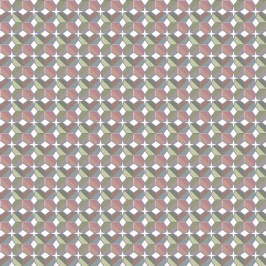 geometrik süsleme biçiminde kusursuz vektör deseni