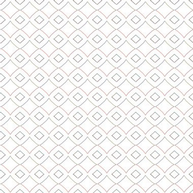 Geometrik süslemeli vektör deseni. Kusursuz tasarım dokusu.