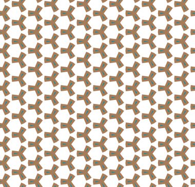 geometrik süsleme biçiminde kusursuz vektör deseni